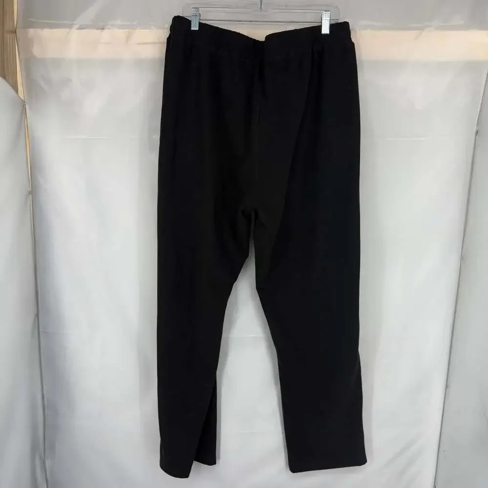 Carbon2Cobalt Men XL Fleece Chaise Lounger Pant Black Comfort Casual Warm Layer